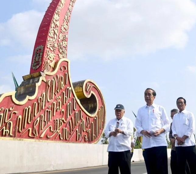 Presiden Joko Widodo Resmikan Jembatan Kretek 2 Di Yogyakarta