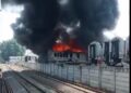 PKLG Purwakarta Terbakar, Perjalanan KA di Stasiun Purwakarta Tidak Terganggu