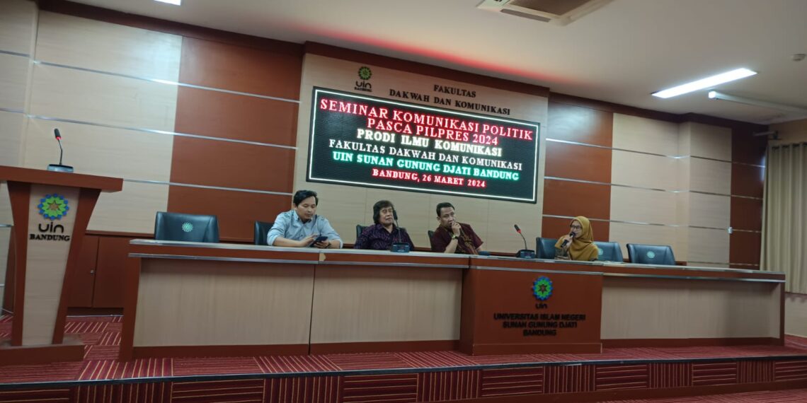 Empat Guru Besar Ilkom UIN Bandung Kupas Tuntas Komunikasi Politik Pascapilpres 2024