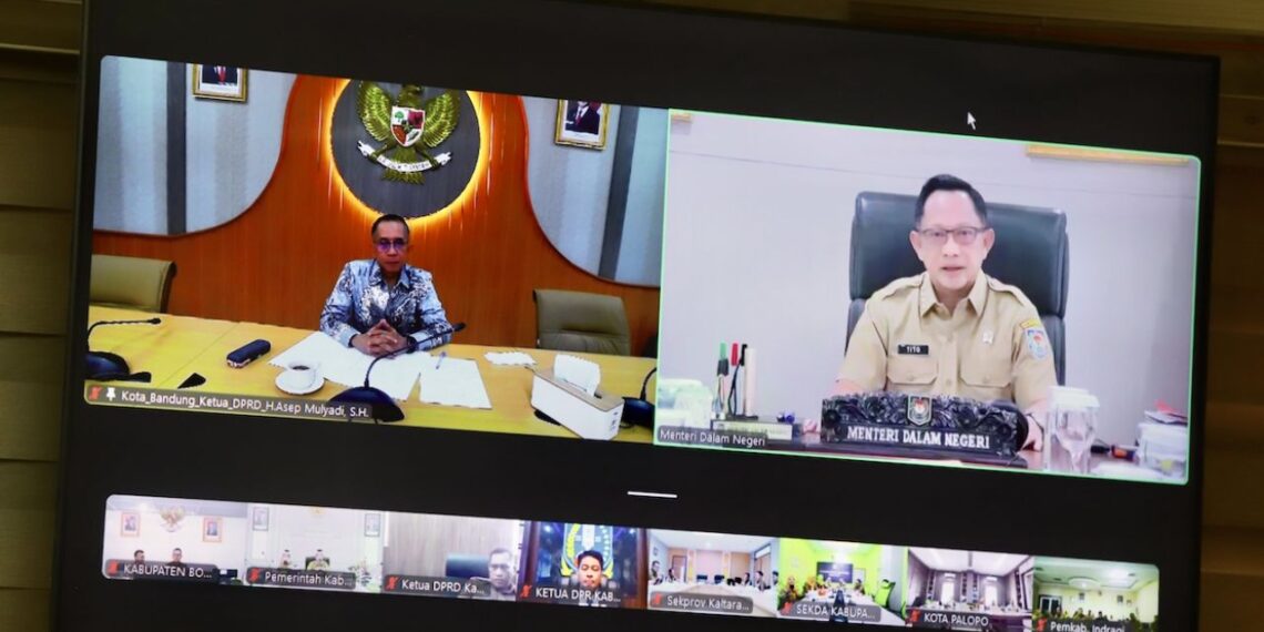 Ketua DPRD Ikuti Rapat Bersama Mendagri Matangkan Persiapan Pelantikan Kepala Daerah